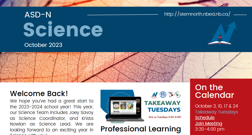 Oct 2023 ASD-N Science Newsletter