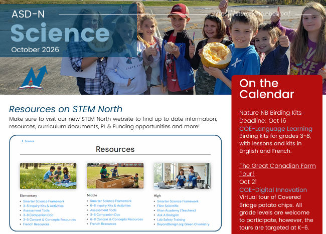October 2026 | ASD-N Science Newsletter